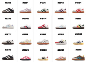 Liberty London x Adidas Originals SAMBA OG Low-Top Kinderschuhe-4103